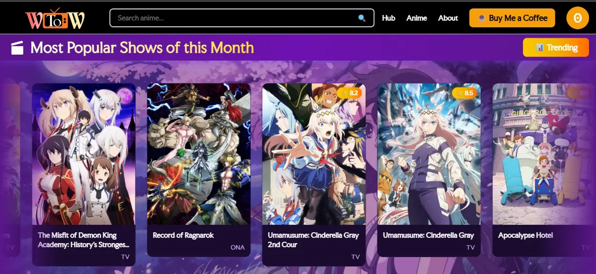 WhereToWatch - Screenshot 1