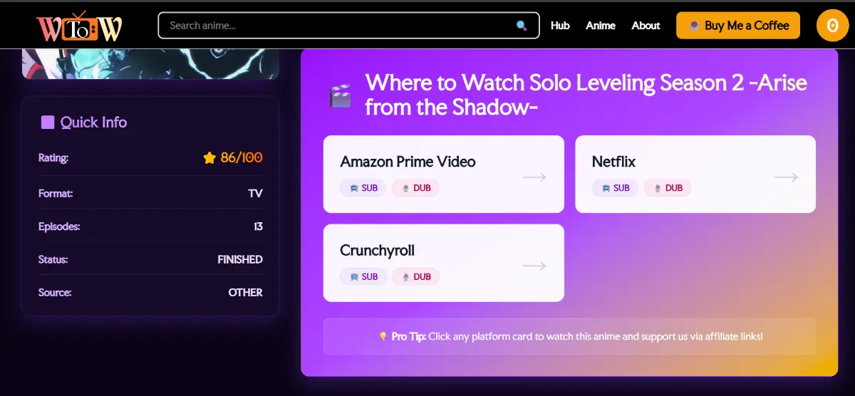 WhereToWatch - Screenshot 4