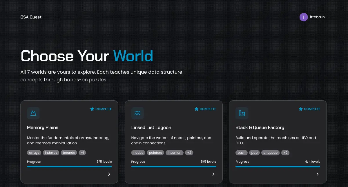 DSA Quest - Screenshot 2