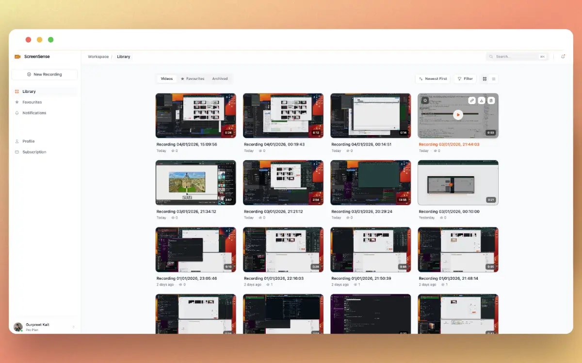 Screen Sense - Screenshot 2
