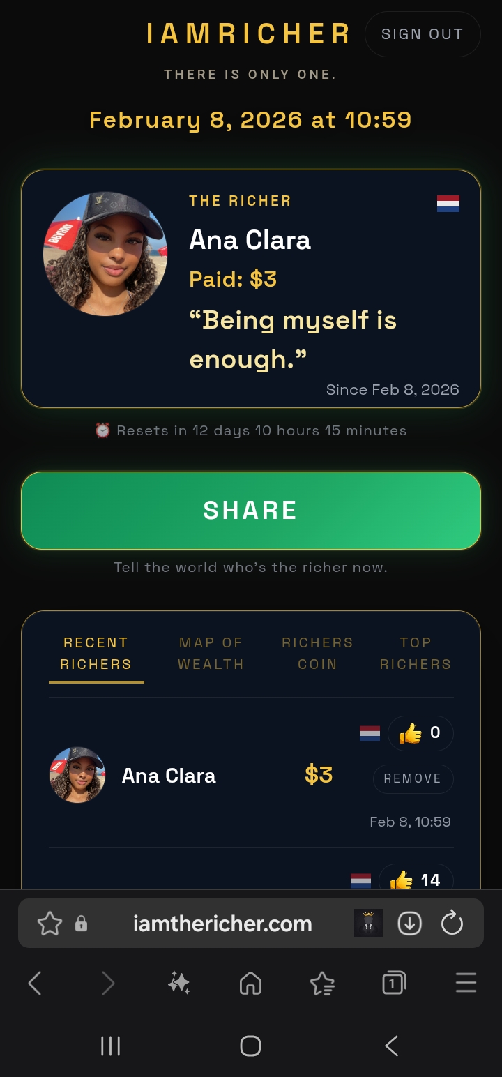 IAMRICHER - Screenshot 1