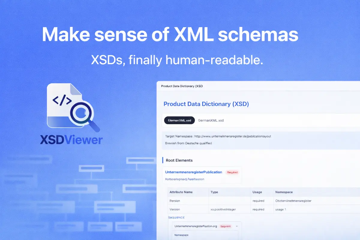 XSD Viewer - Screenshot 1