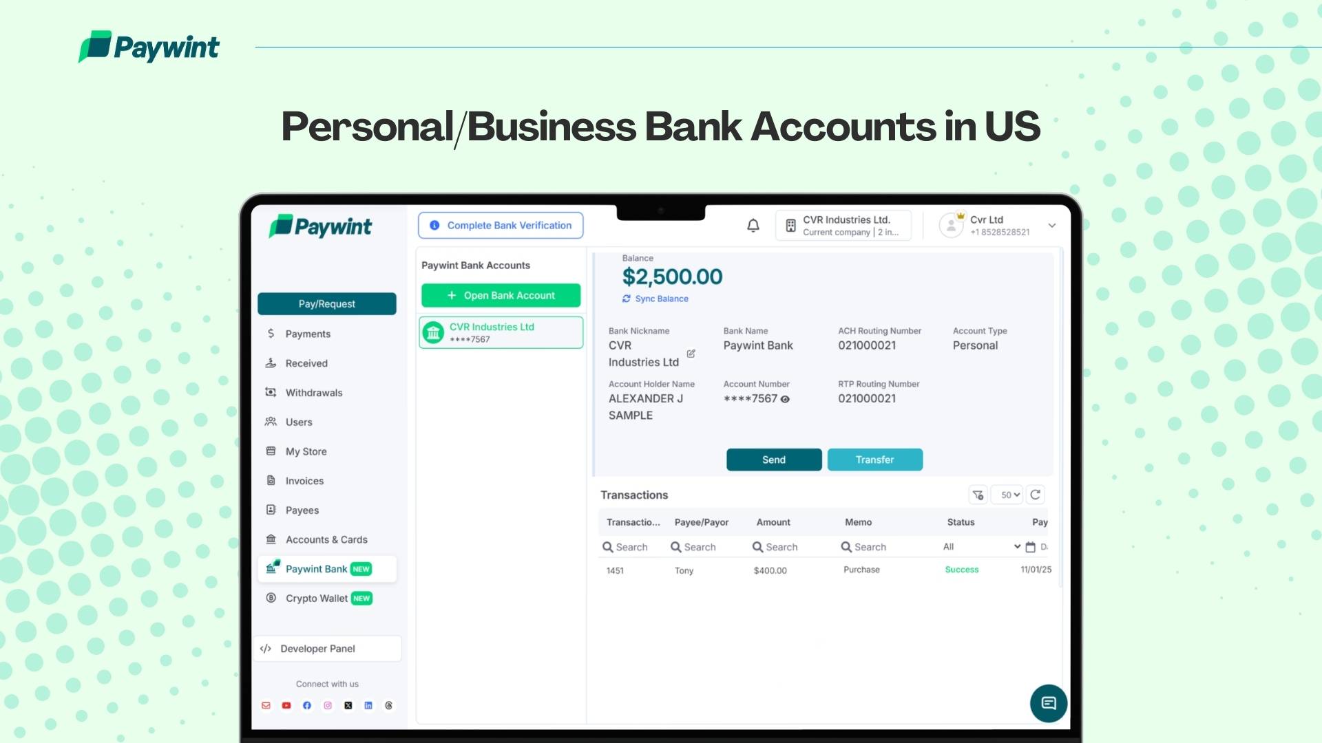 Paywint - Screenshot 3