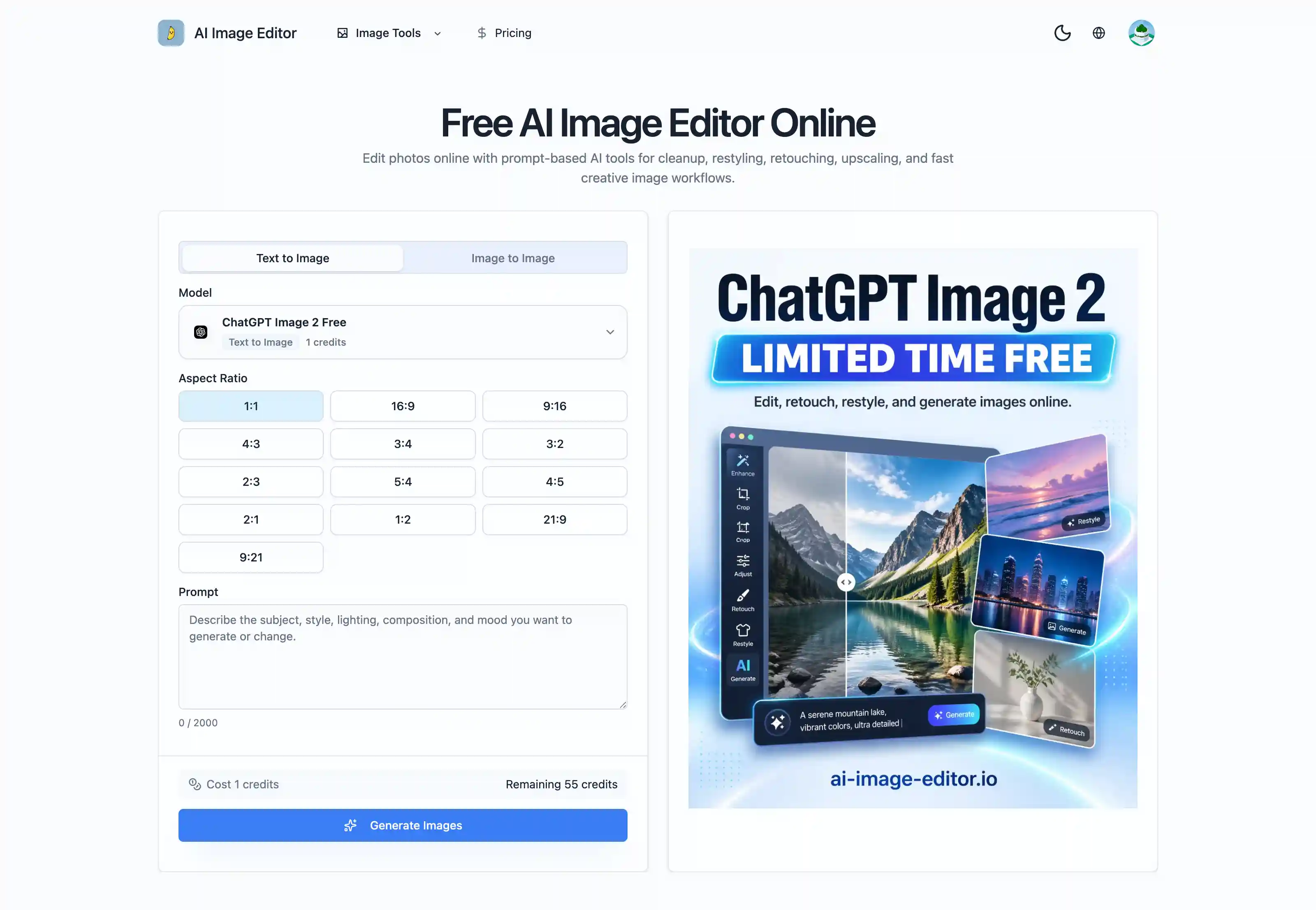 AI Image Editor - Screenshot 2