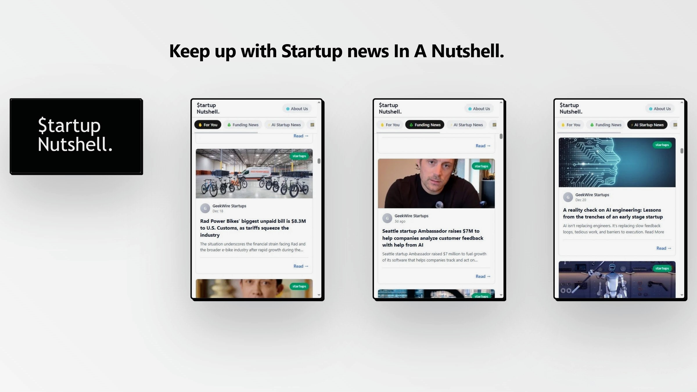 Startup Nutshell - Screenshot 1