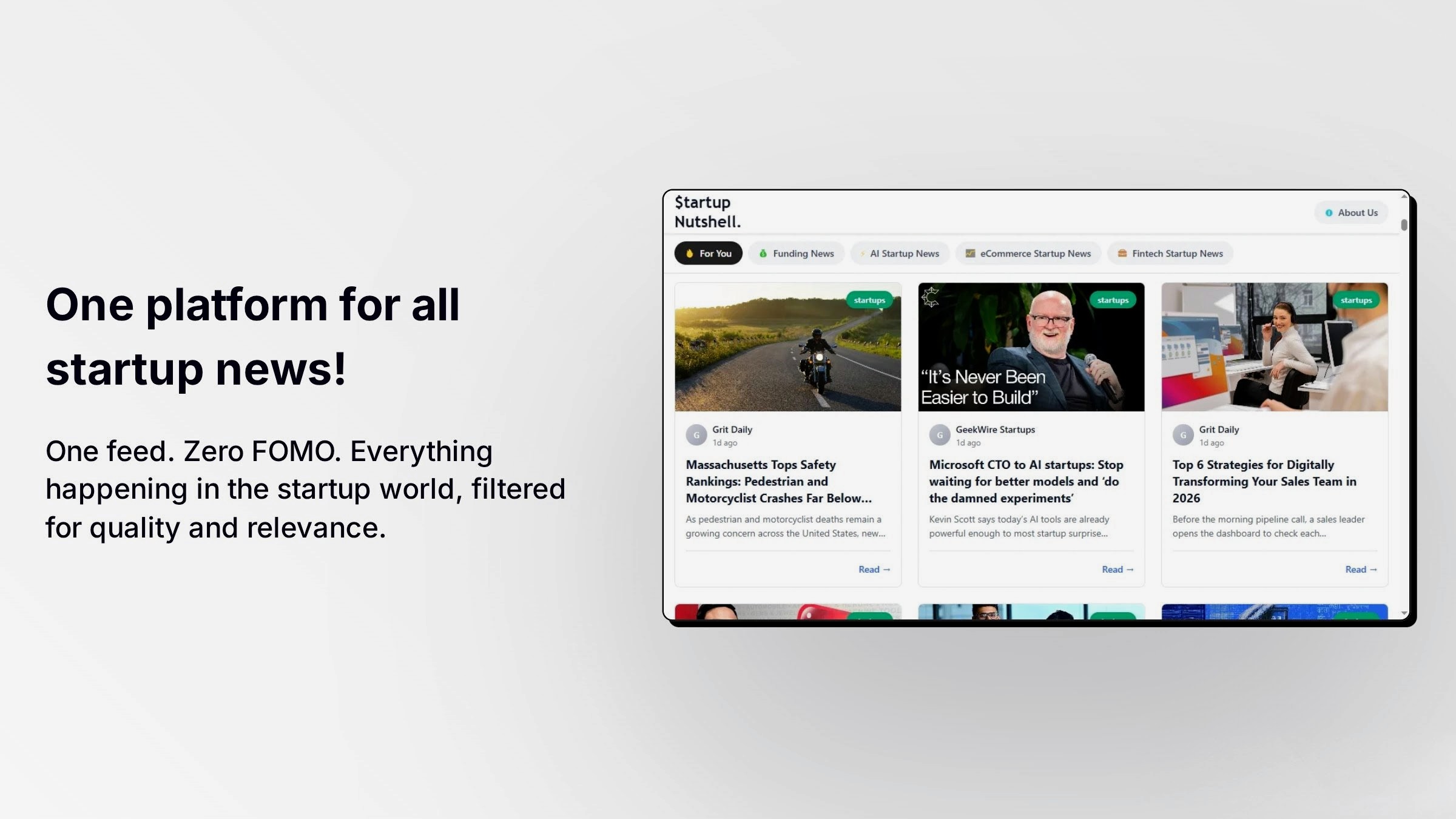 Startup Nutshell - Screenshot 2