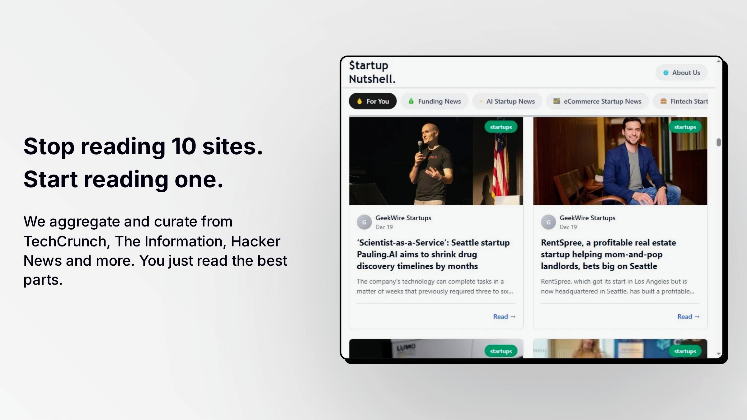 Startup Nutshell - Screenshot 4