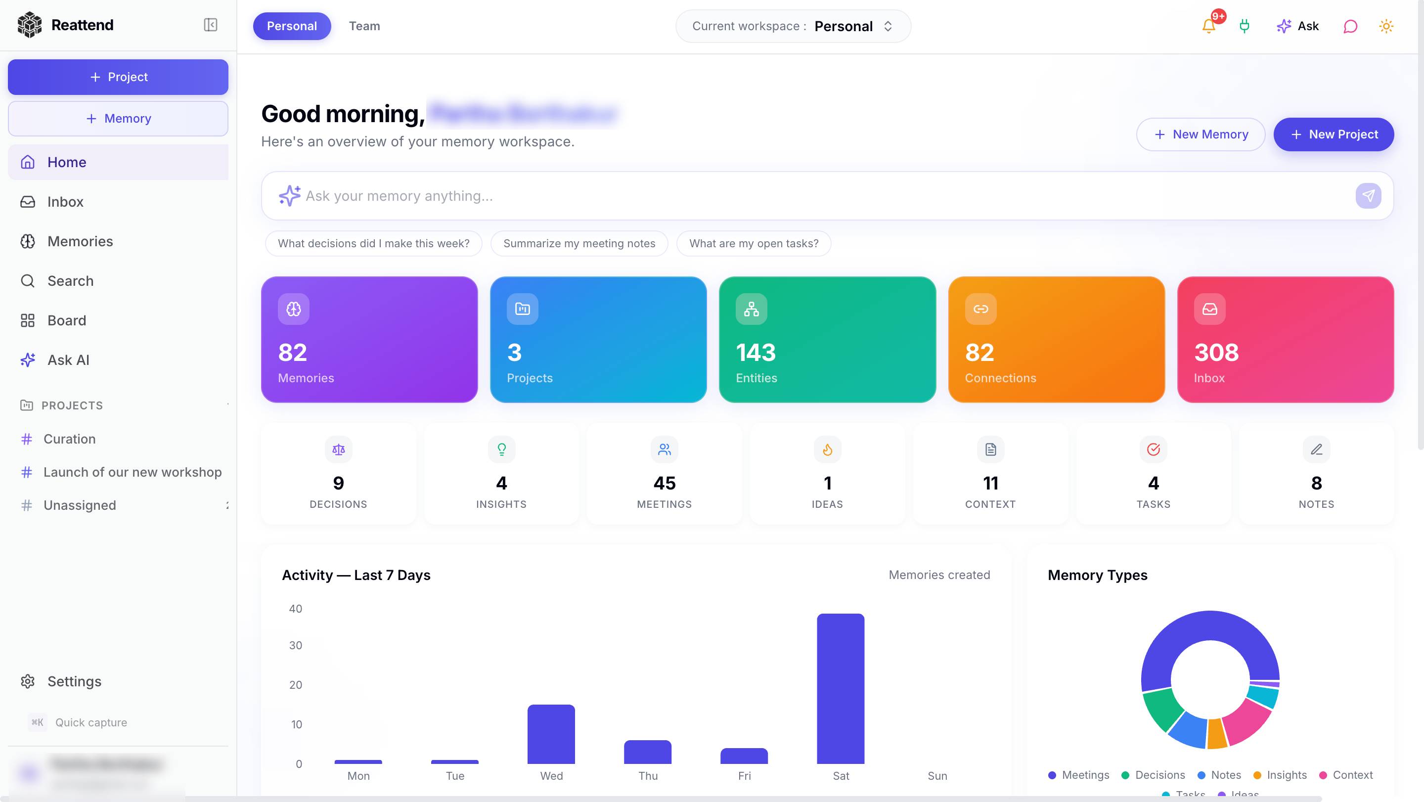 Reattend - Screenshot 1