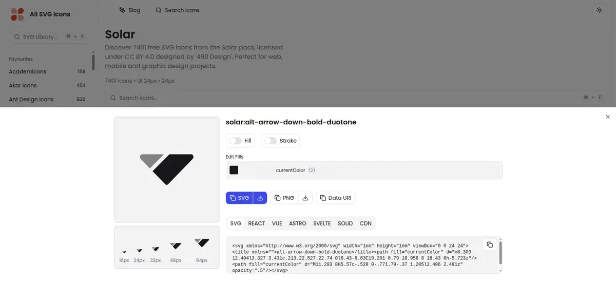 All SVG Icons - Screenshot 4
