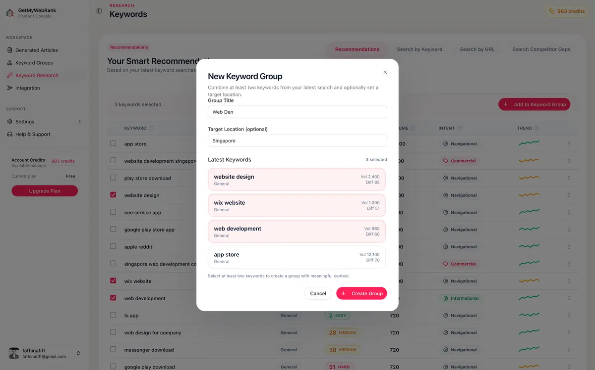 GetMyWebRank - Screenshot 4