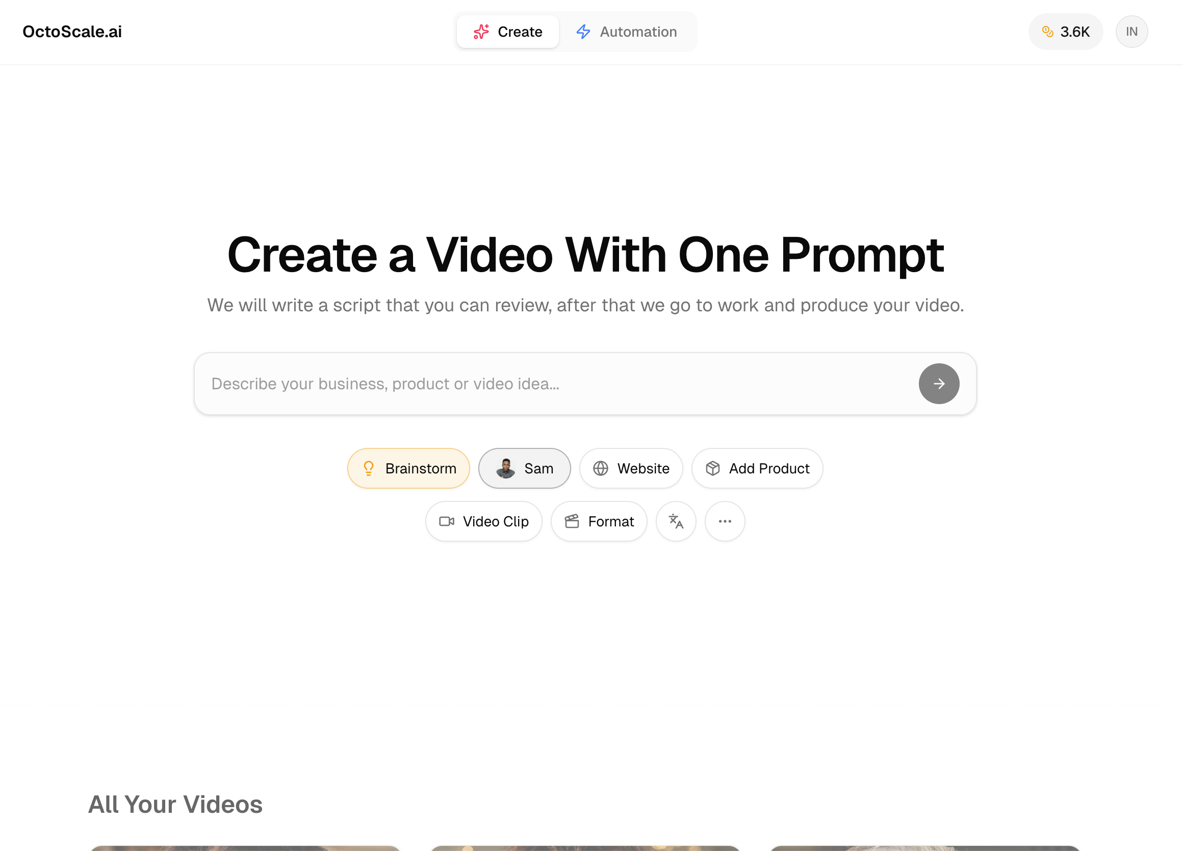 OctoScale.ai - Screenshot 2