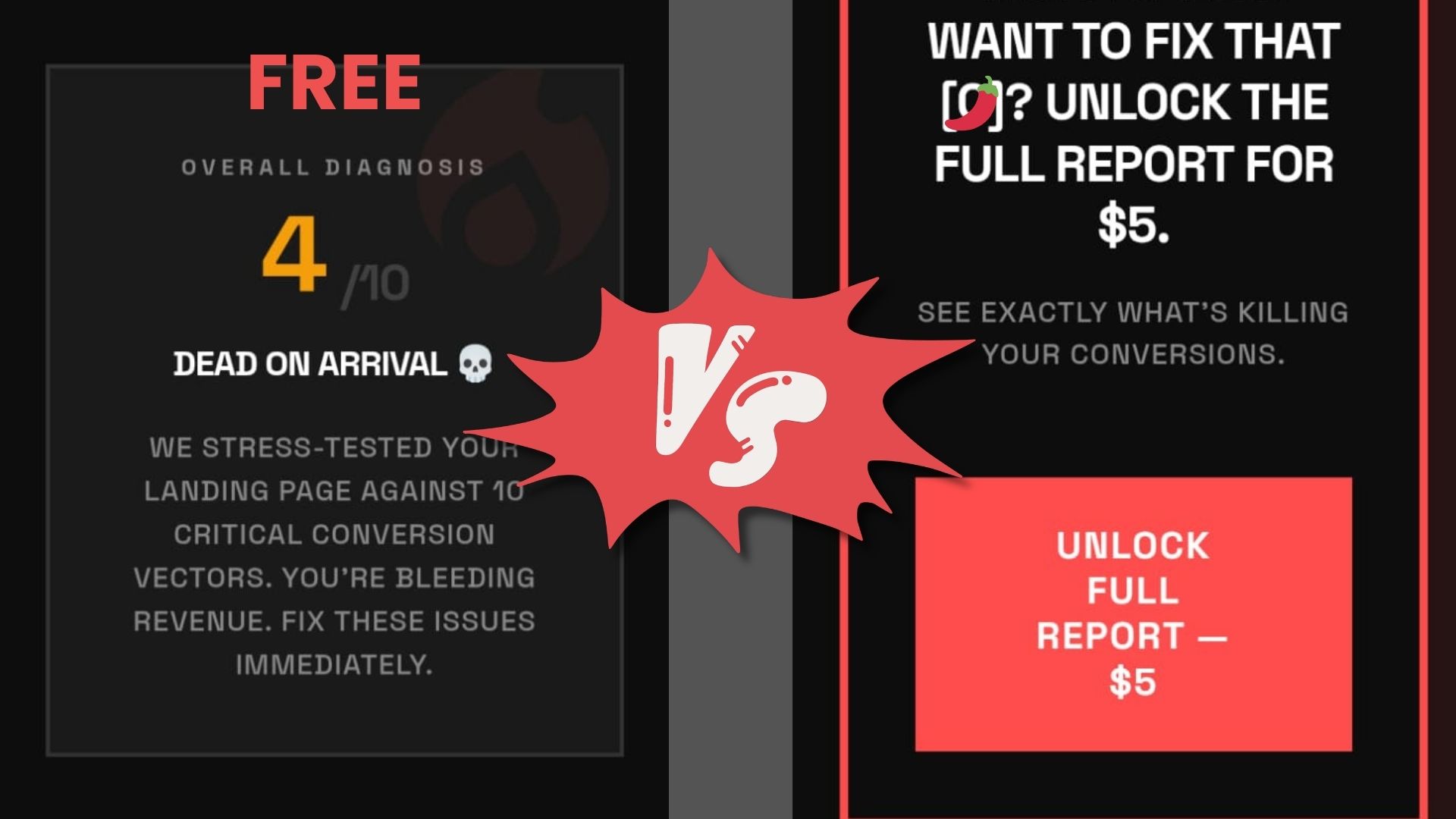 RoastMyLanding - Screenshot 3