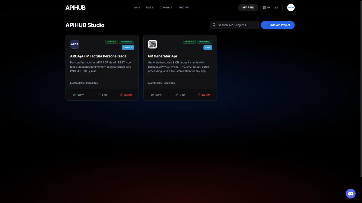 APIHUB - Screenshot 4