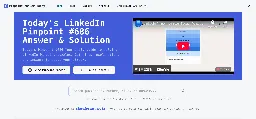 Pinpoint Answer Today logo