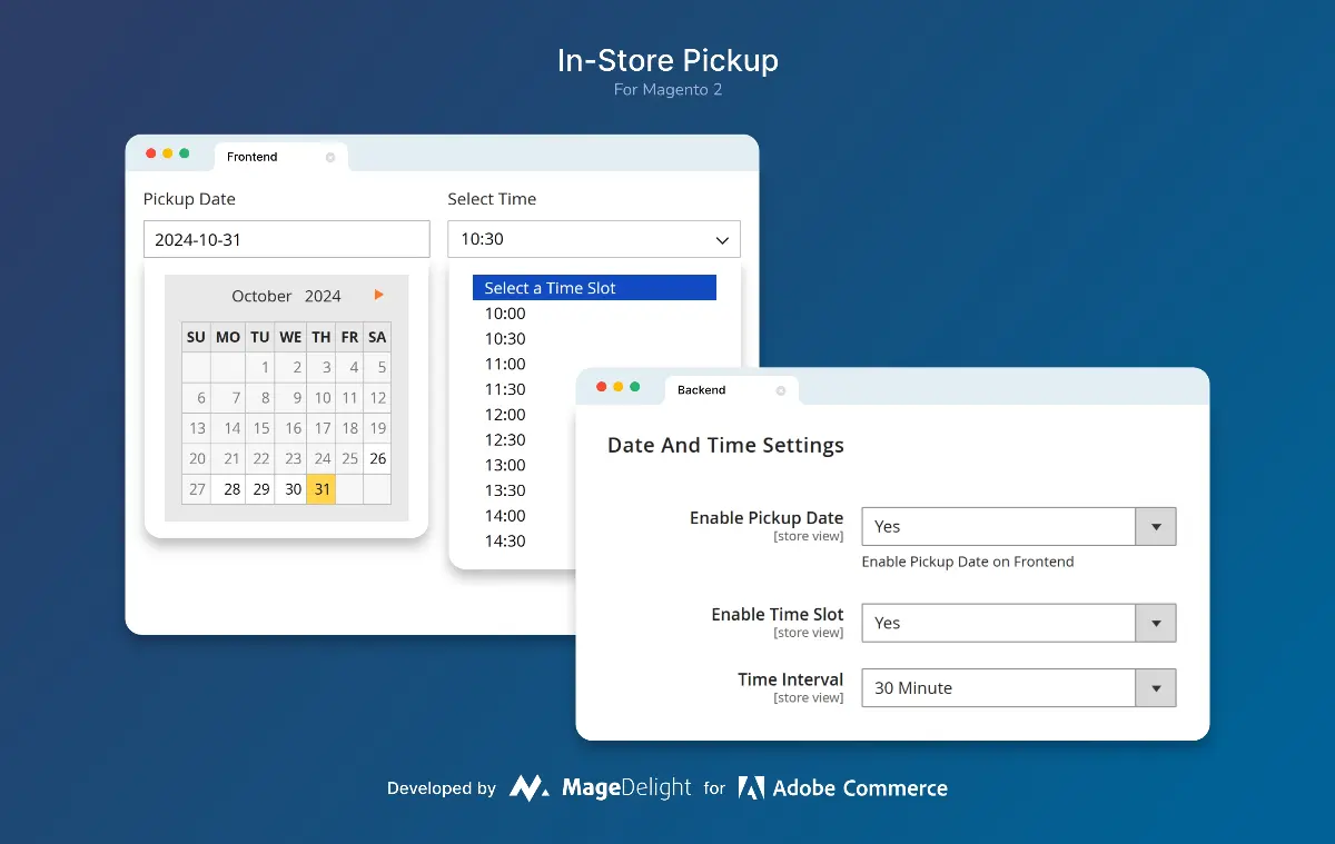 In-Store Pickup for Magento 2 - Screenshot 3