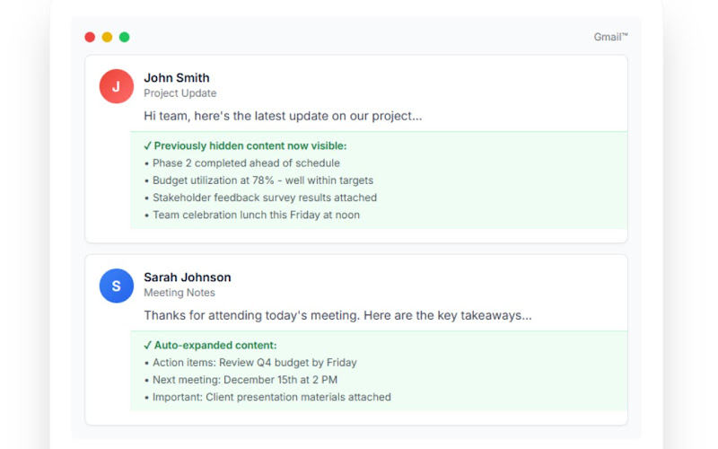 Trimless for Gmail™ V3 - Screenshot 2