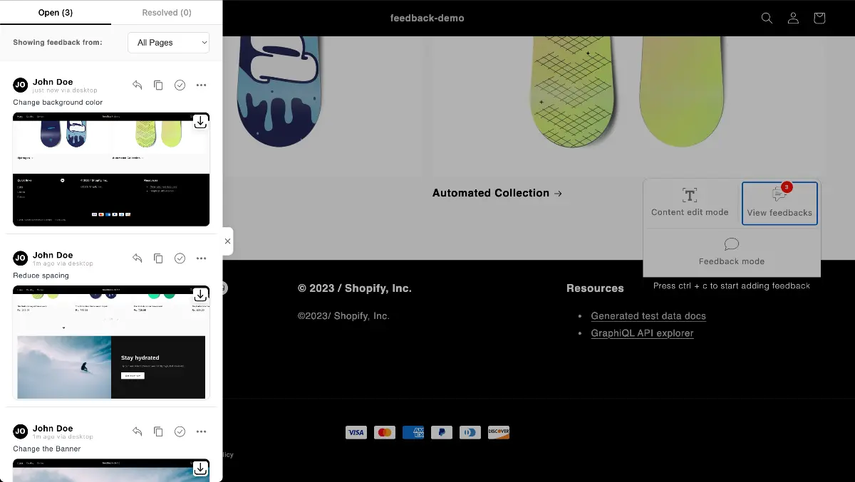 Feedback - Screenshot 2