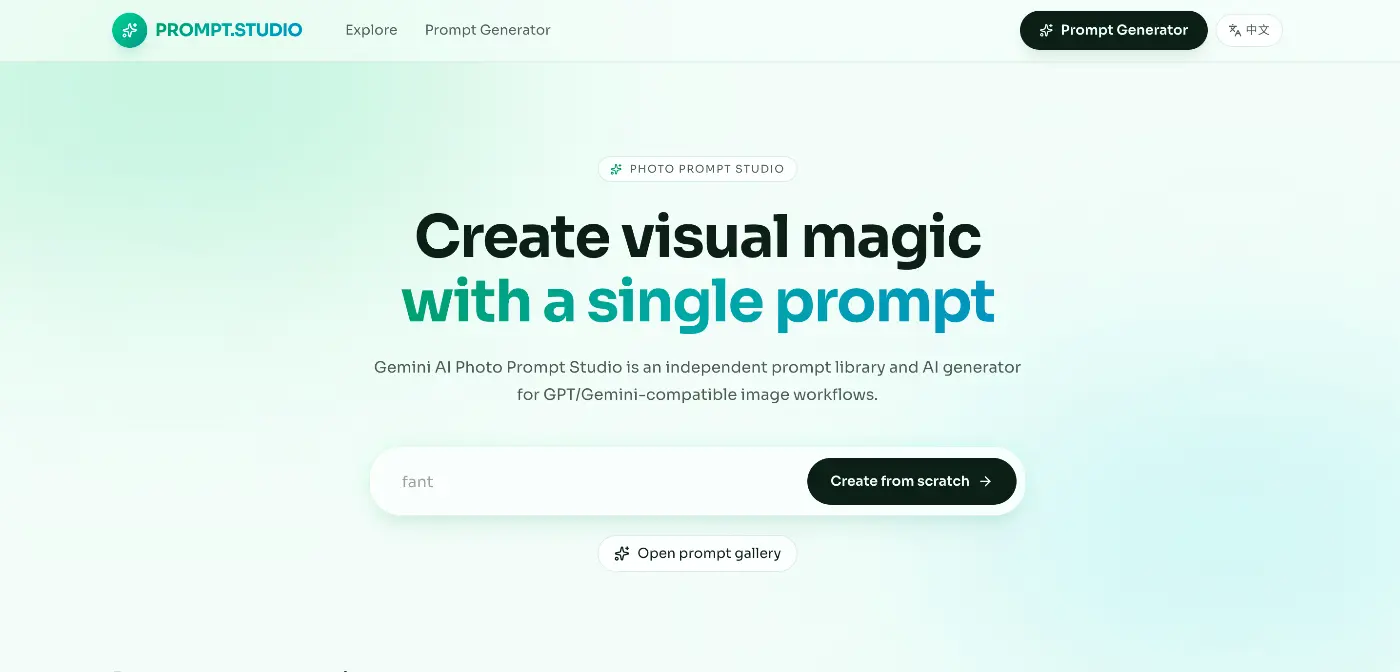 Gemini AI Photo Prompt Studio - Screenshot 3