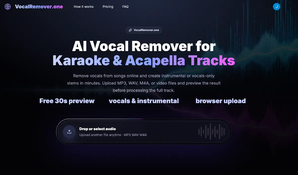 VocalRemover.one - Screenshot 2