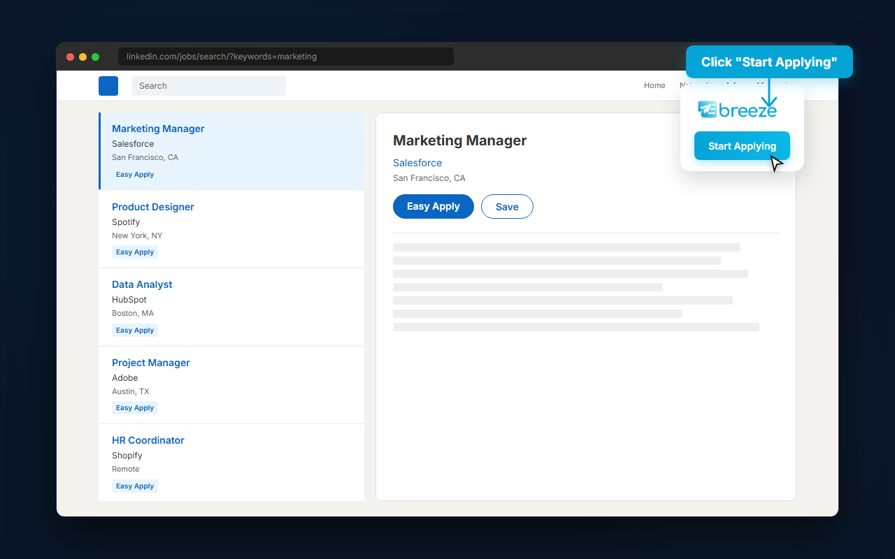 Breeze Apply - Screenshot 1
