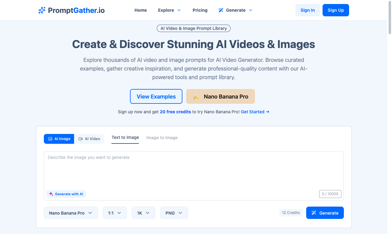 PromptGather - Screenshot 1