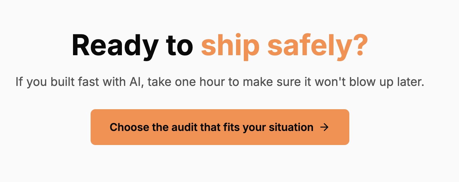 VIBECODE AUDIT - Screenshot 3