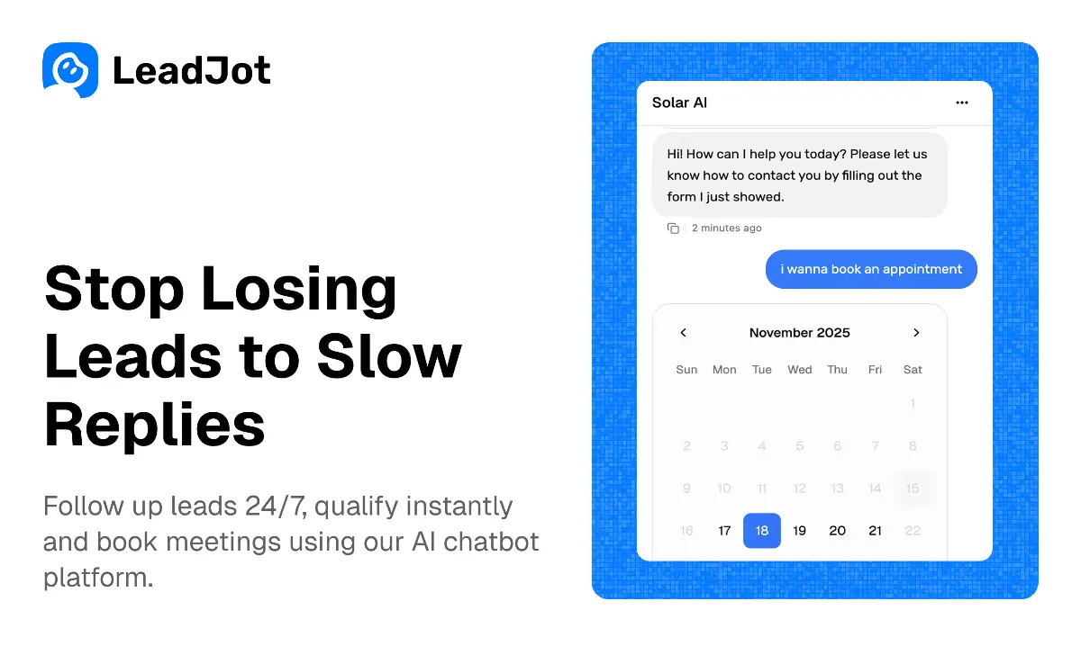 LeadJot - Screenshot 1
