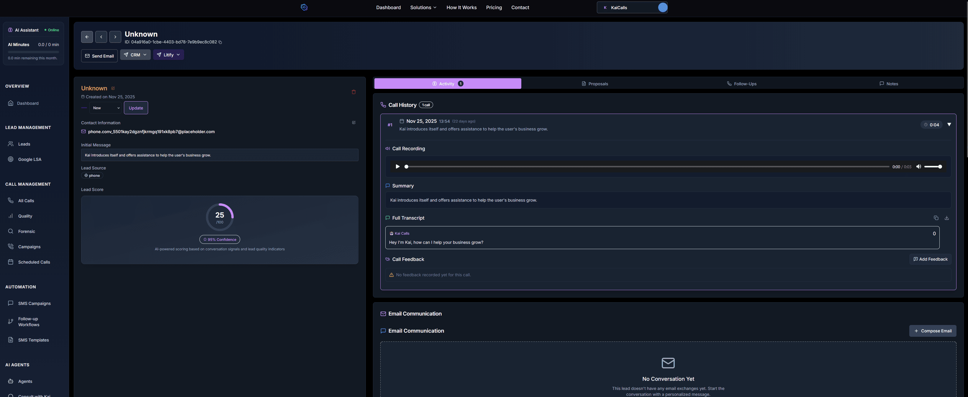 KaiCalls - Screenshot 2