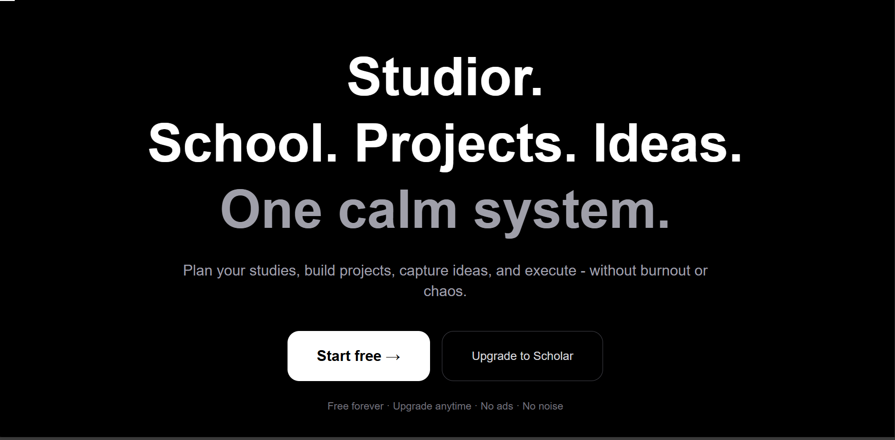 Studior - Screenshot 1
