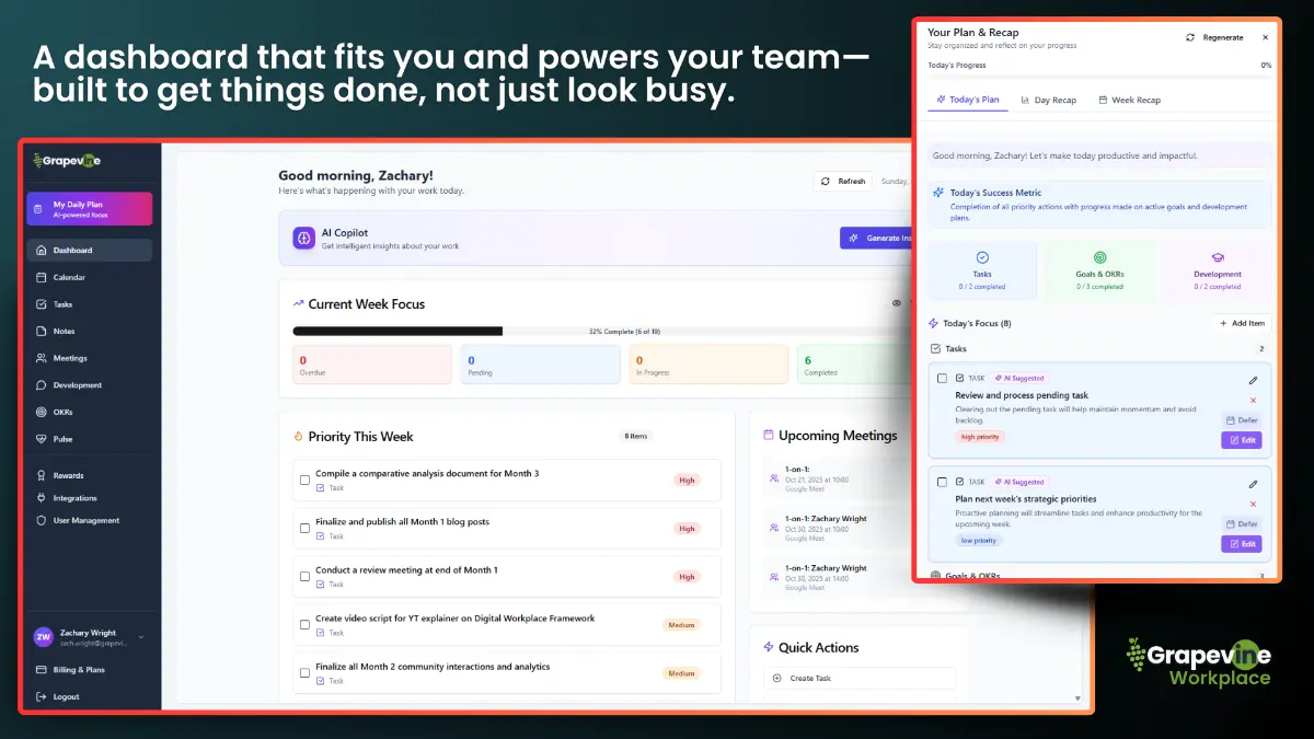 Grapevine Workplace - Screenshot 1