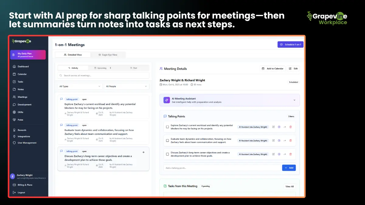 Grapevine Workplace - Screenshot 4
