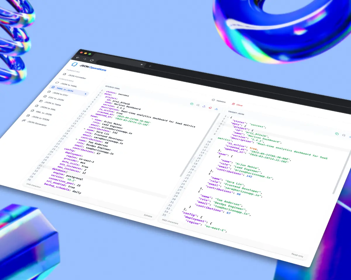 JSON Operations - Screenshot 4