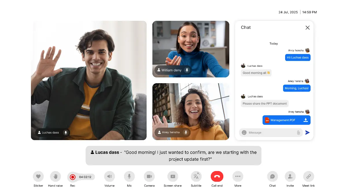 MirrorFly Video Call SDK - Screenshot 1
