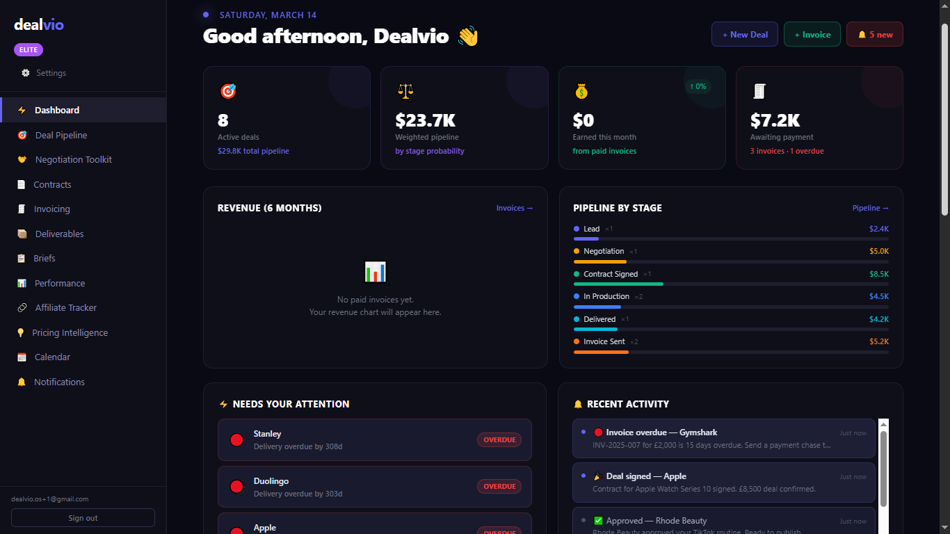 Dealvio - Screenshot 1