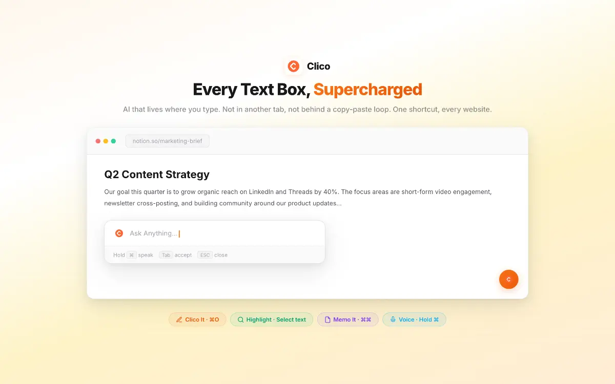 Clico - Screenshot 1
