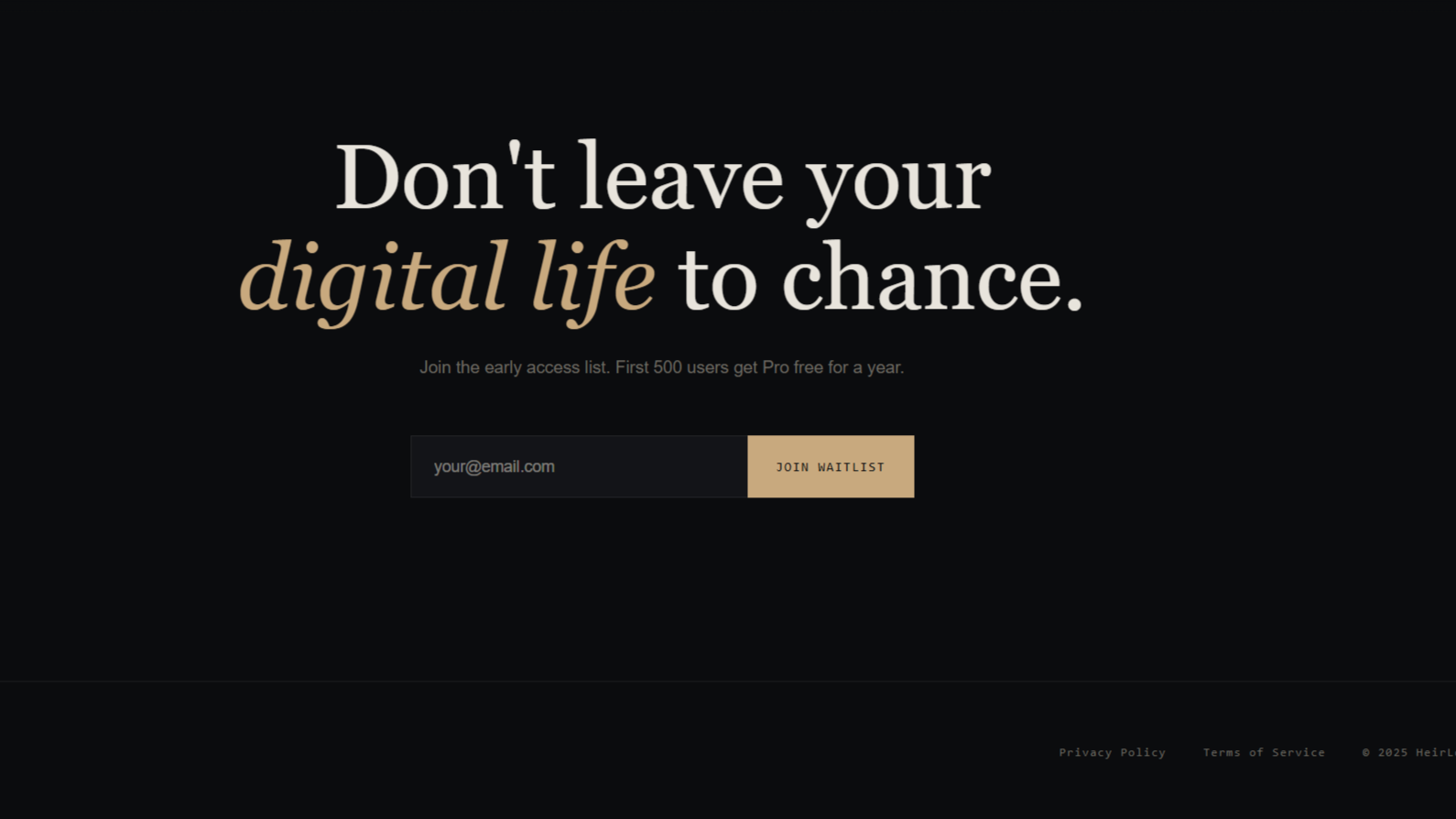 HeirLoft - Screenshot 1