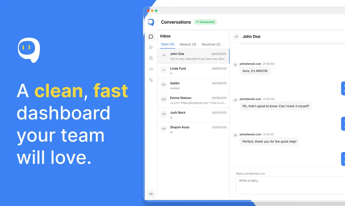 Linquo — Free Chat Support for Websites & Bus - Screenshot 4