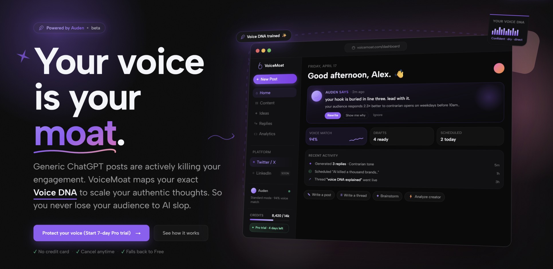 VoiceMoat - Screenshot 1