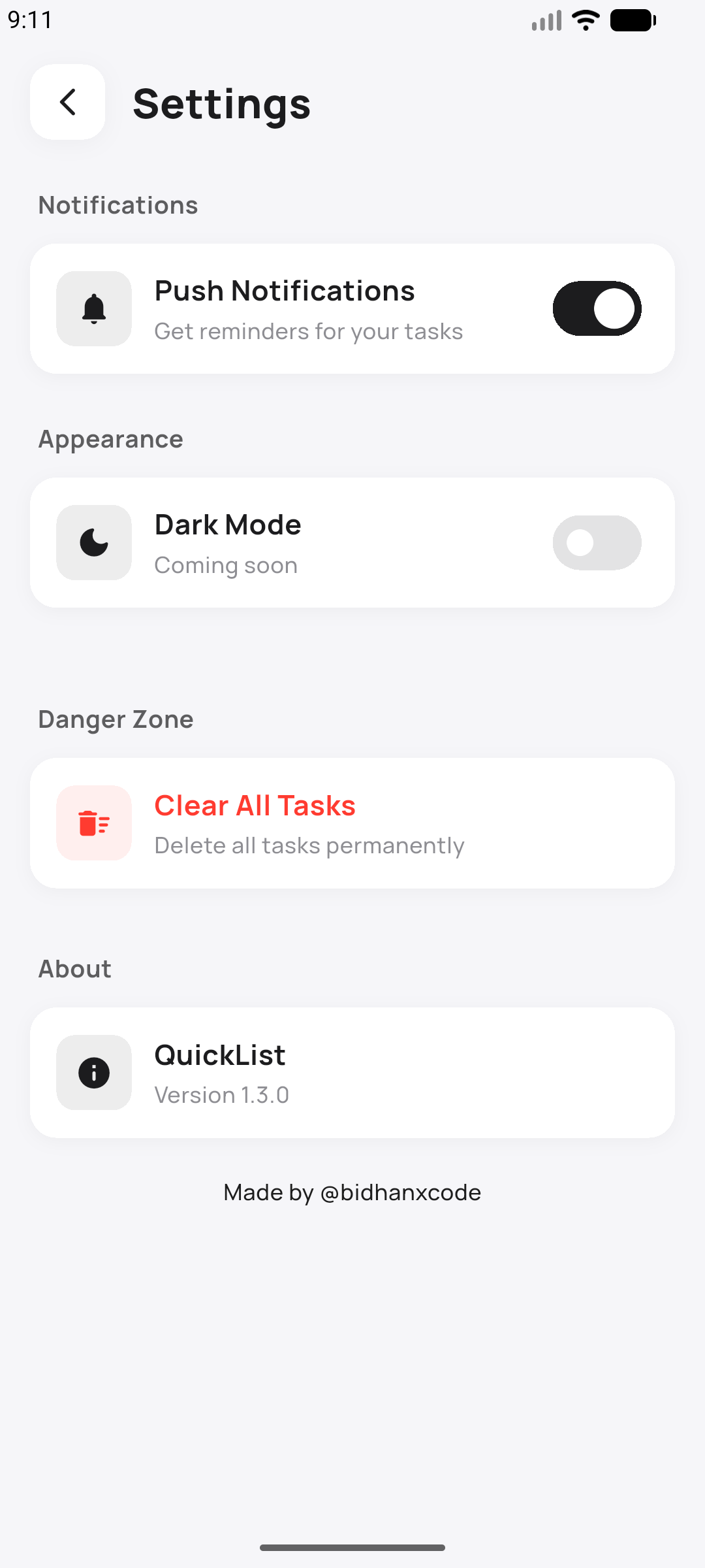 QuickList - Screenshot 3