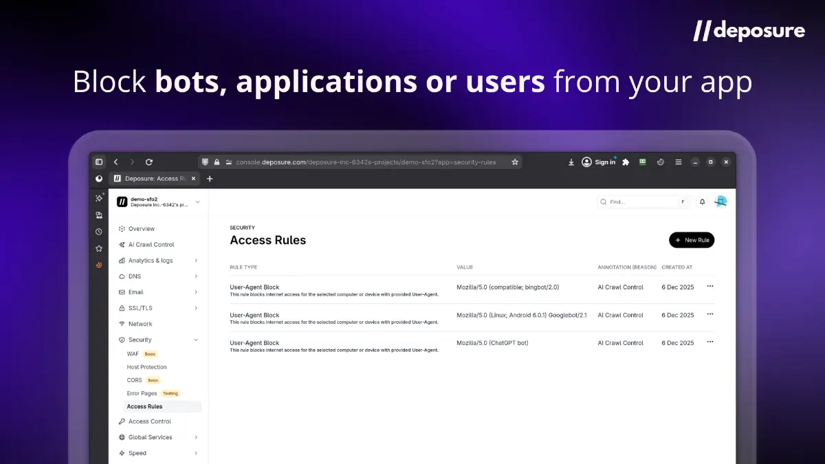Deposure - Screenshot 2