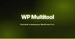 WP Multitool