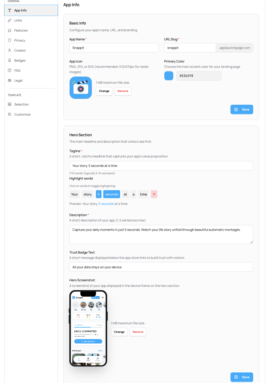 AppLaunchPage - Screenshot 2