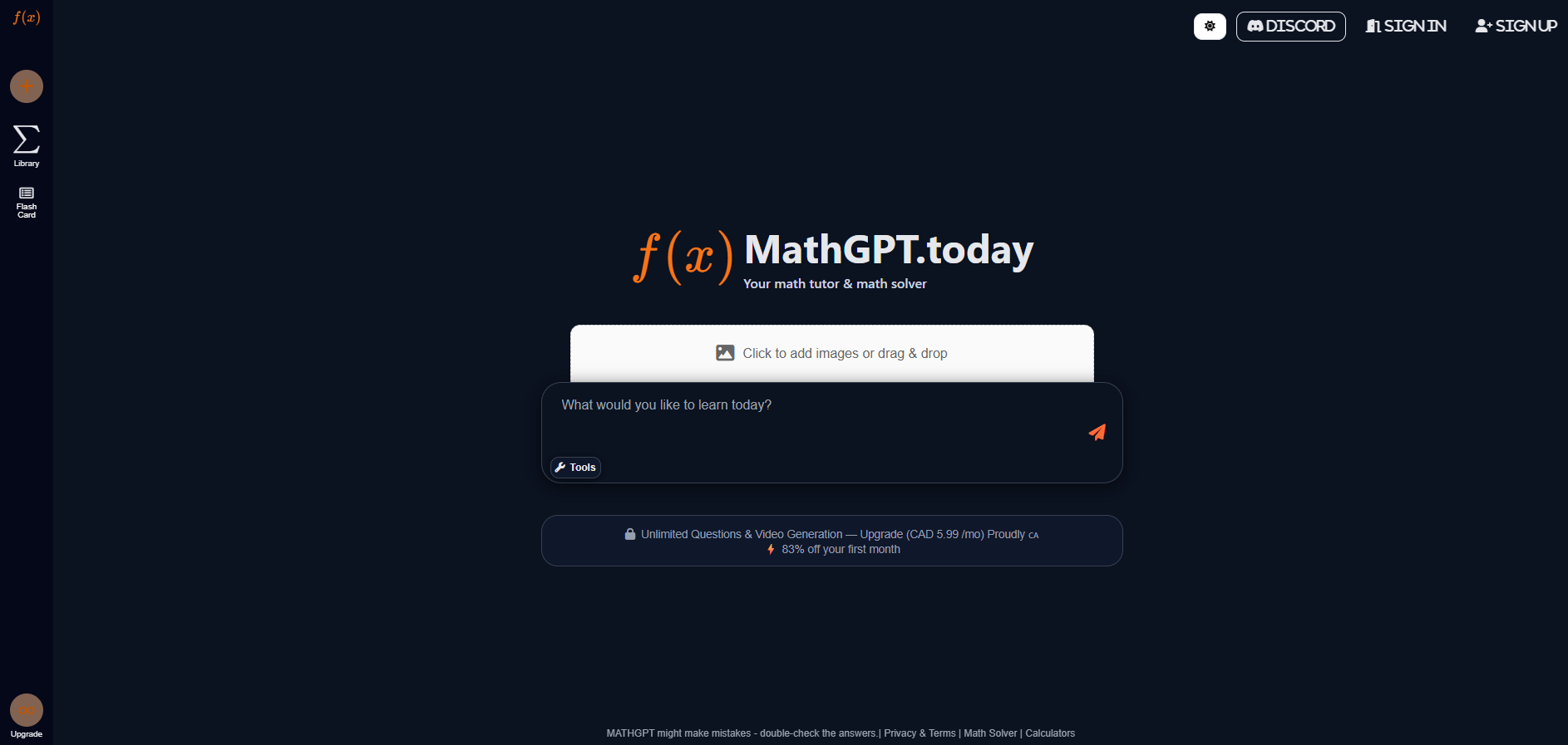 MathGPT - Screenshot 1