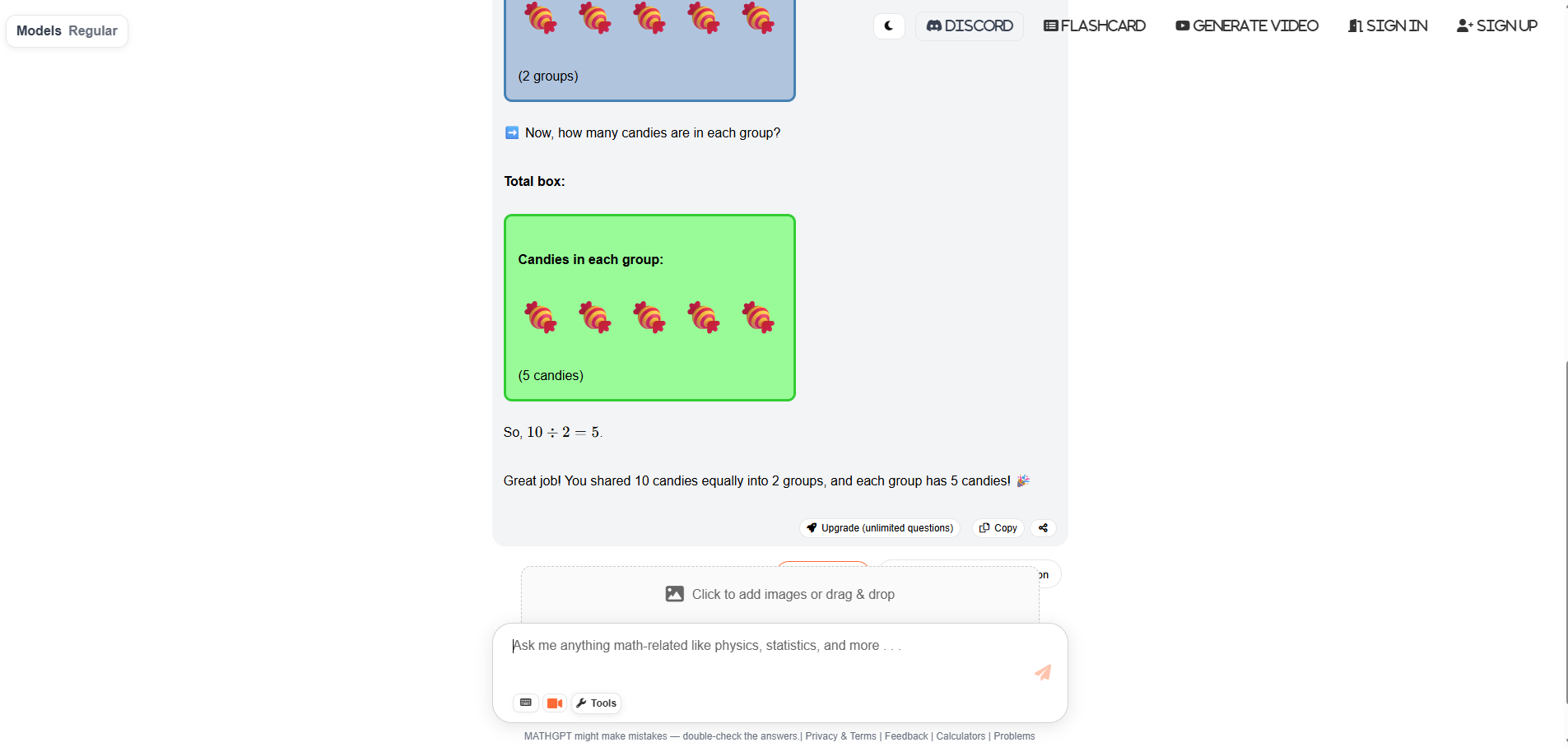 MathGPT - Screenshot 3