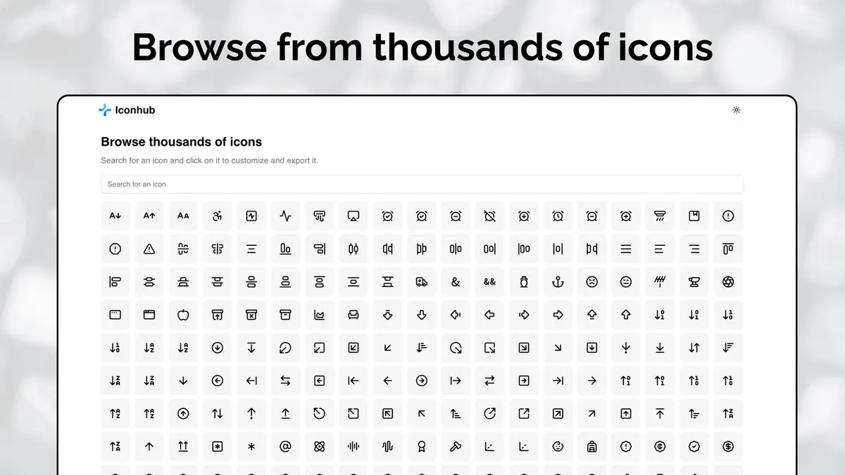 Iconhub - Customize & Export Icons in Seconds - Screenshot 2