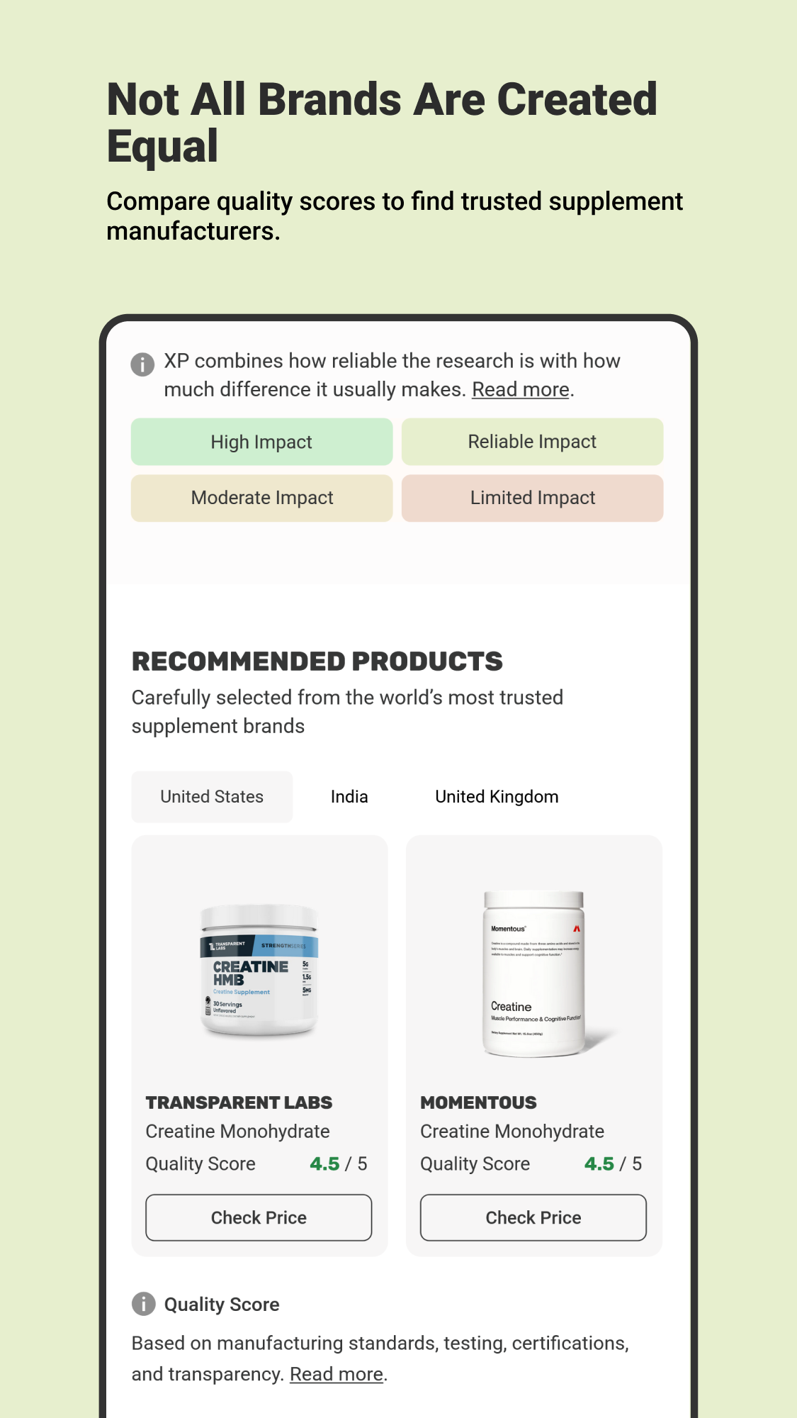Supplement Finder - Screenshot 2