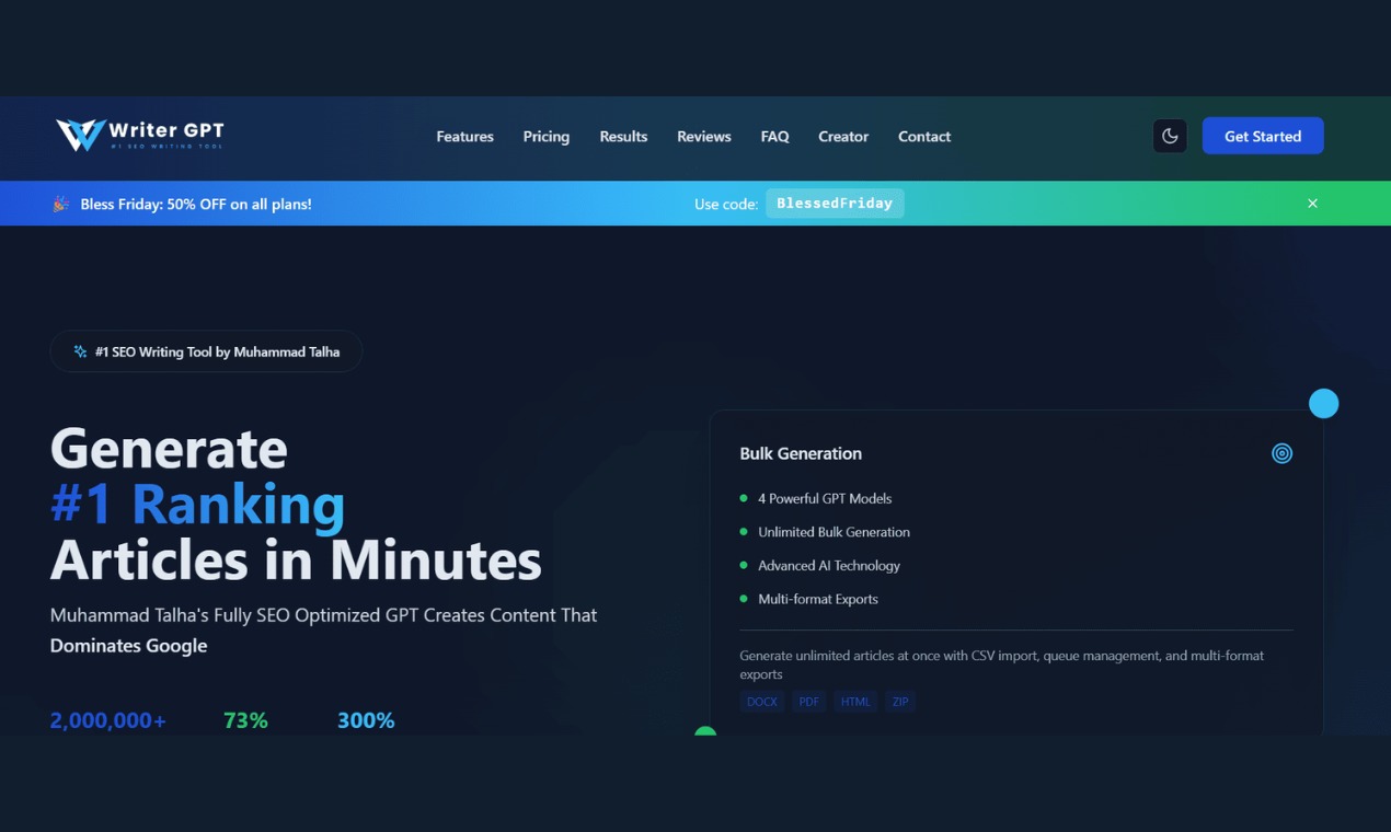 WriterGpt - Screenshot 1