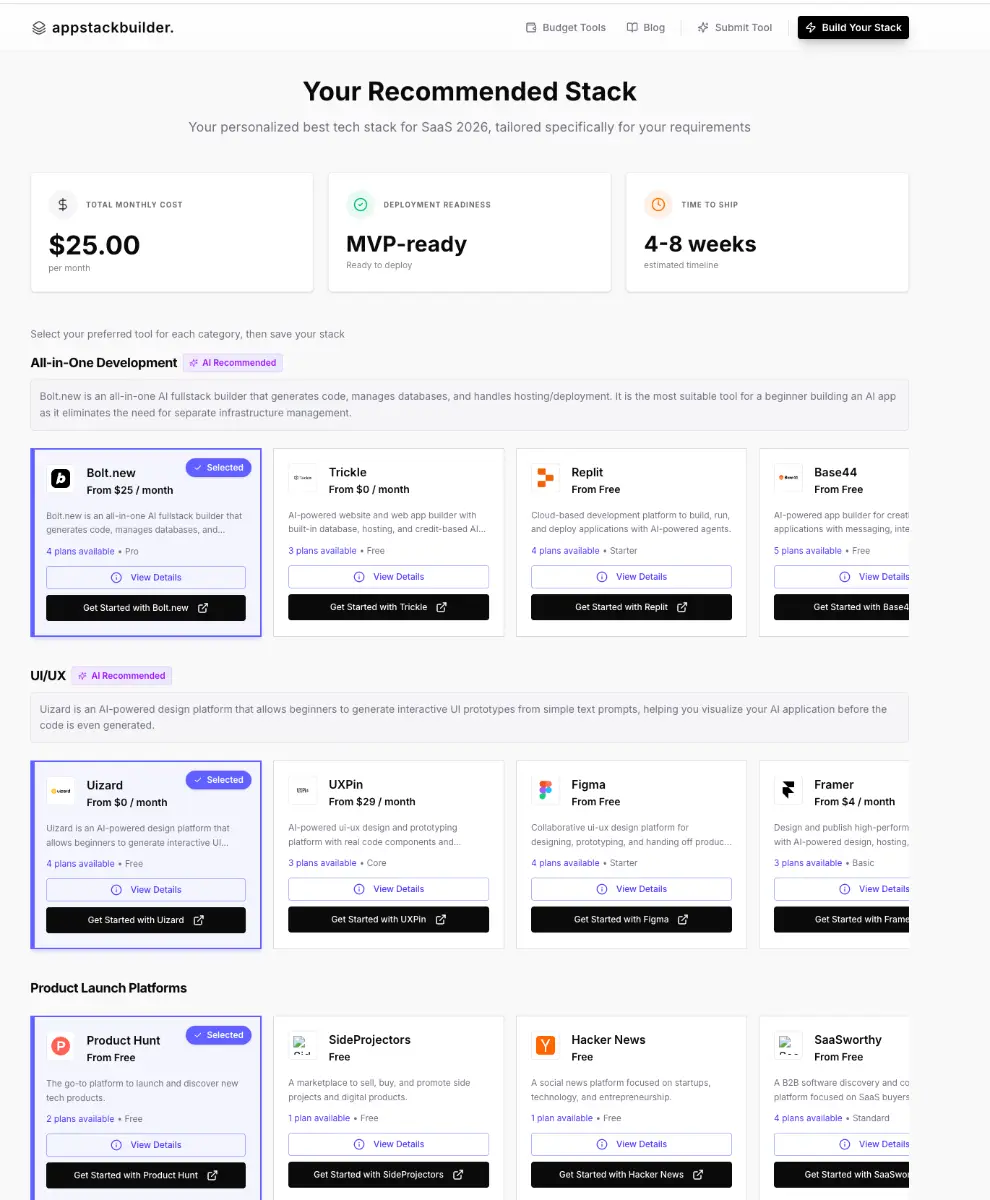 AppStackBuilder - Screenshot 3