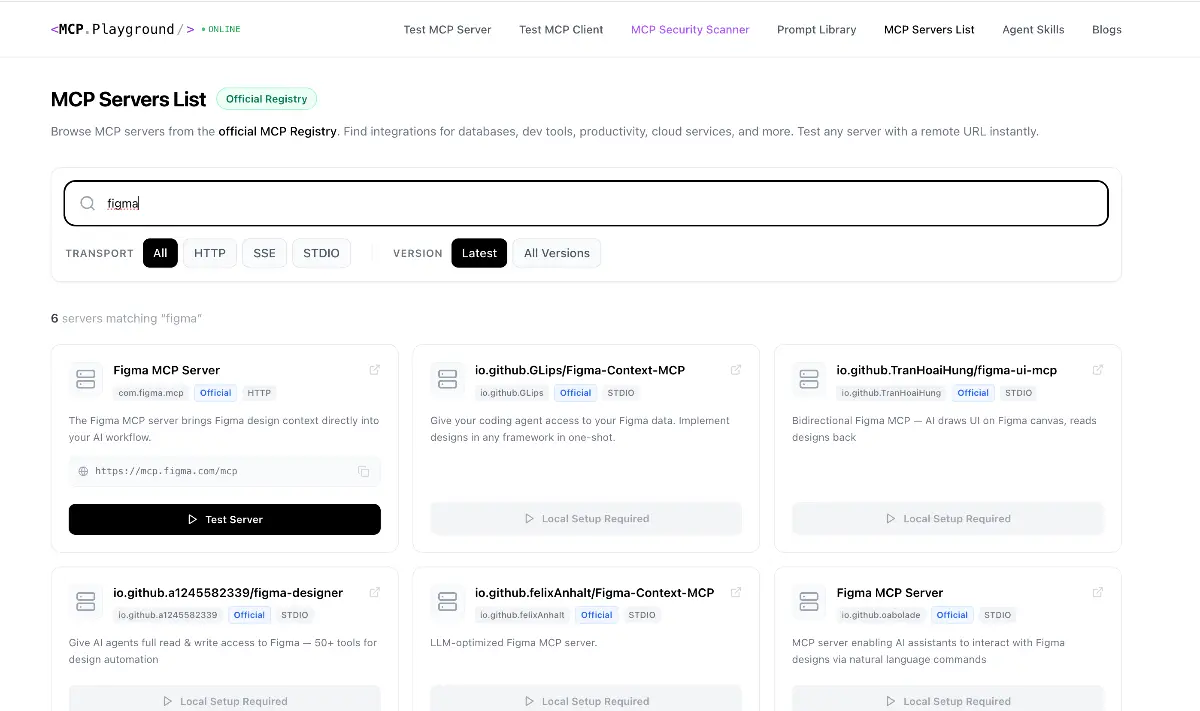 MCP Playground Online - Screenshot 4