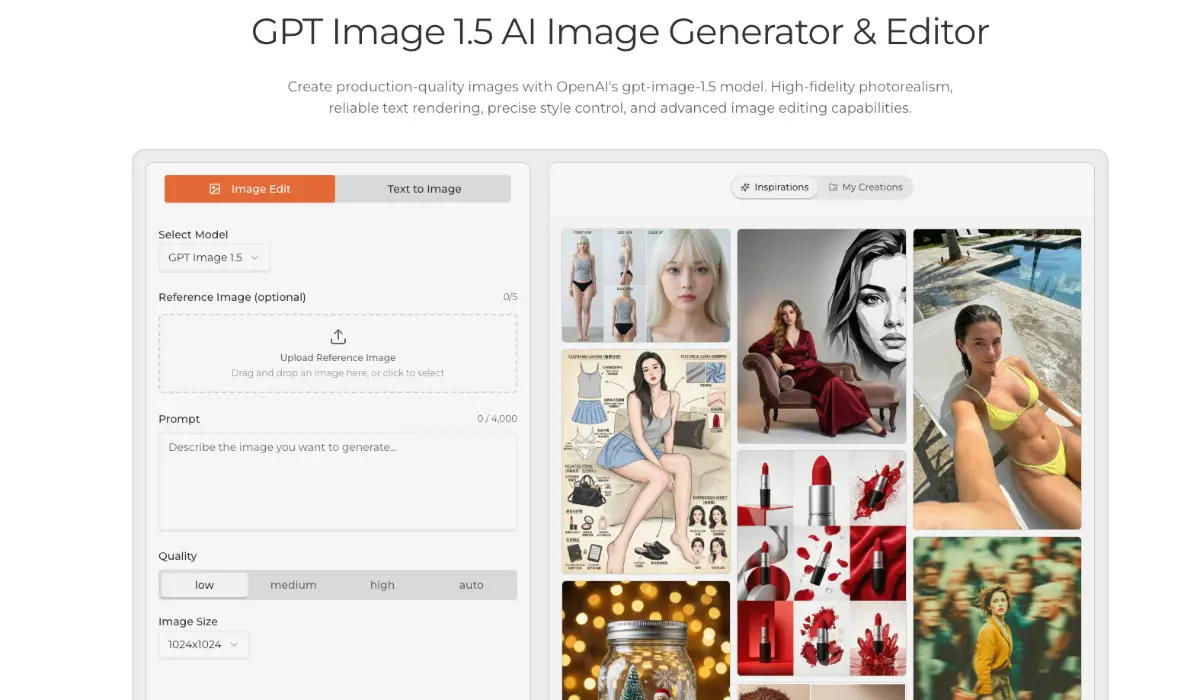 GPT Image Generator - Screenshot 1